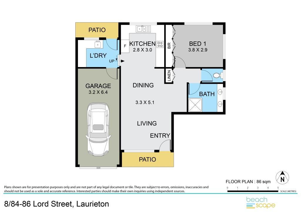 Floor plan Becks Hideaway