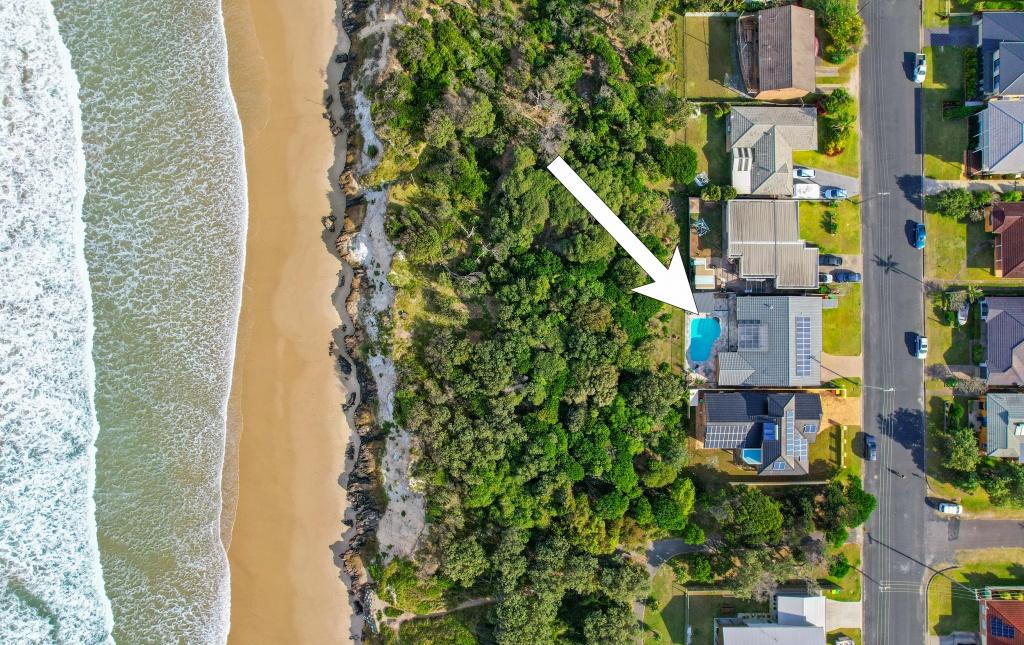 Aerial View Tranquility Beach House
